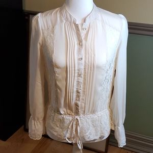 Anthropologie Bird small blouse like new /#218